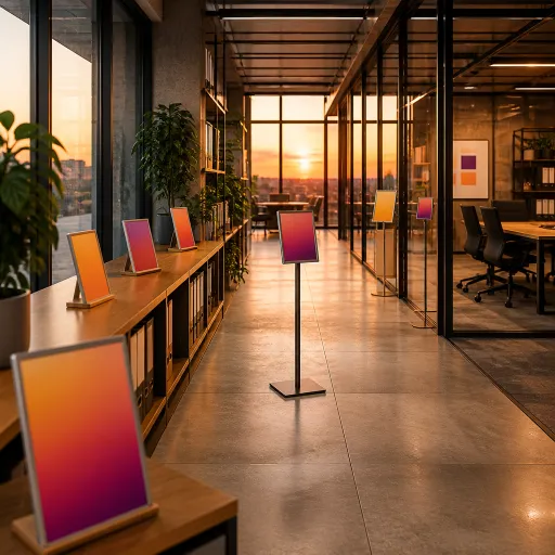 Aufsteller im A4 Format gezielt einsetzen: wie Office Manager Kommunikation und Prozesse im Büro stärken