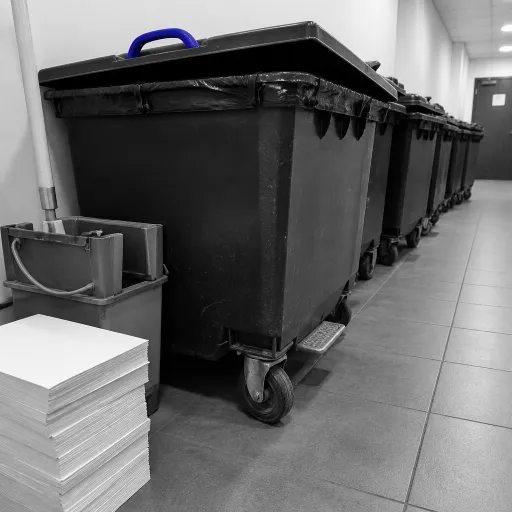Mülleimer mit 120 Litern Volumen: strategische Auswahl für effizientes Büromanagement